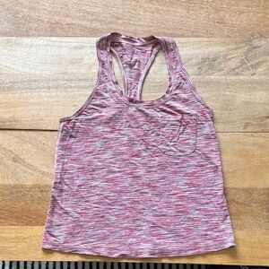 lululemon athletica yogi tank - space dye pink